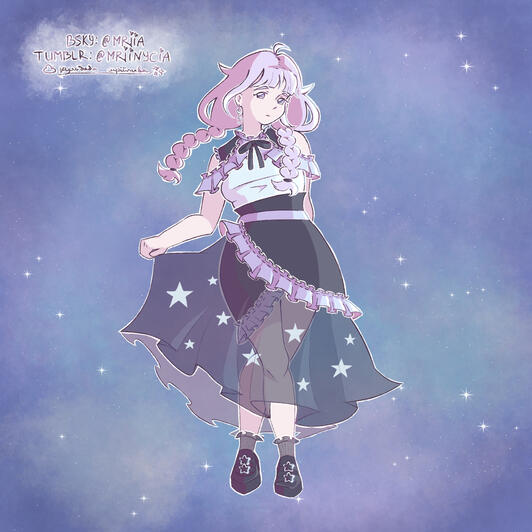 luna in a pretty outfit